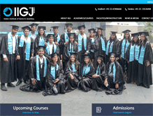 Tablet Screenshot of iigj.org